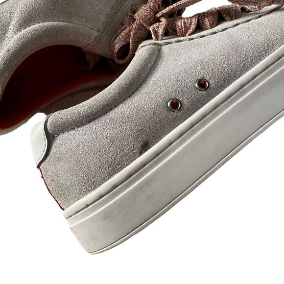 ZARA Women Metallic Glitter Silver Lace Up Fashion Sneakers Size EU 39 US 8 - Picture 8 of 14